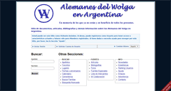 Desktop Screenshot of alemanesdelwolga.com.ar